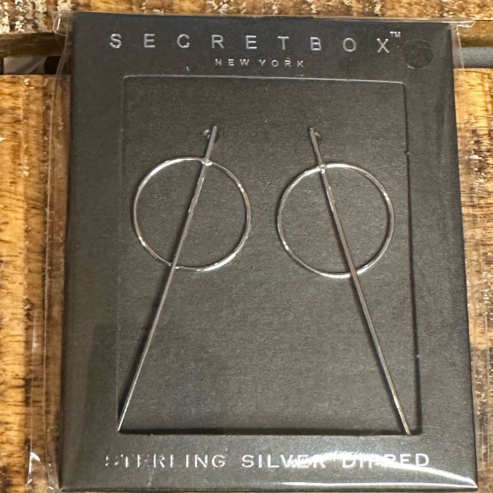 Silver "Arty" Earrings (Sterling Silver Dipped)
